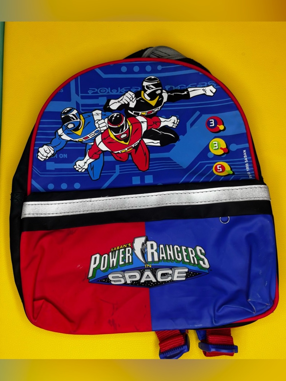 Saban's Power Rangers in Space Kids Vintage Rare‎ Backpack